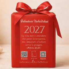 Calendario VerbaVolant 2027 da tavolo con Aforismi supporto incluso