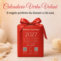 Calendario VerbaVolant 2027 da tavolo con Aforismi supporto incluso